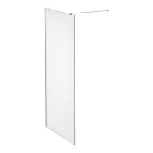 Laufen Pro - sprchová zástěna Walk-In 100x200, s upevňovacími prvky, pro sprchové vaničky do šířky 100 cm, chrom