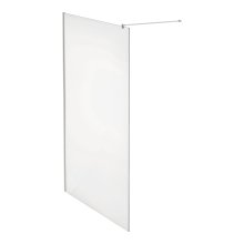 Laufen Pro - sprchová zástěna Walk-In 140x200, s upevňovacími prvky, pro sprchové vaničky do šířky 100 cm, chrom