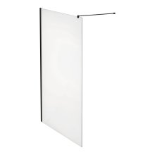 Laufen Pro - sprchová zástěna Walk-In 140x200, s upevňovacími prvky, pro sprchové vaničky do šířky 100 cm, černý