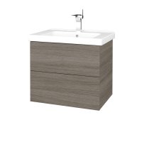 Variante SZZ2 65 - skříňka s umyvadlem Harmonia 65 cm, 2 zásuvky, závěsná, CS I