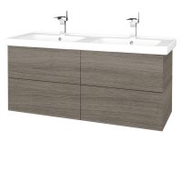 Variante SZZ4 125 - skříňka s umyvadlem Harmonia 125 cm, 4 zásuvky, závěsná, CS I