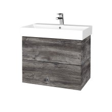 Variante SZZ2 70 - skříňka s umyvadlem Glance 70 cm, 2 zásuvky, závěsná, CS I