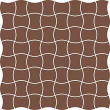 Modernizm brown mozaika prasowana - dlaždice mozaika 29,8x29,8 hnědá