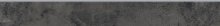 Quenos Graphite Skirting - dlaždice sokl rektifikovaný 7,2x59,8 šedá matná
