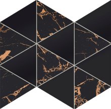 Gold Moon dark mozaika scienna - obkládačka mozaika 32,8x25,8 černá