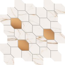 Dorado Stone mozaika scienna - obkládačka mozaika 29,8x29,8 bílá