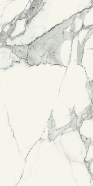 Specchio Carrara pol - dlaždice rektifikovaná 59,8x119,8 bílá lesklá
