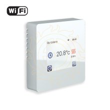 Termostat TFT WIFI (white) - programovatelný, s Wifi připojením, displej z bílého skla