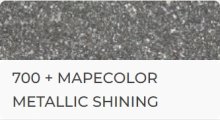 Mapecolor Metallic Shining - práškový pigment na bázi na bázi vysoce kvalitní perleťové slídy ke smíchání s Kerapoxy Easy Design