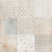 Patchwork Light - dlažba rektifikovaná 20x20 šedá matná