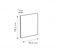 IN Mandarino Cod. U RAL 1034 - sokl 10x10 oranžová matná