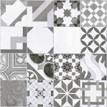 Hidraulico mosaico gris - dlažba 45x45 šedá