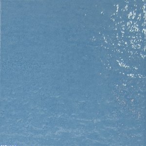 Azzurro - dlažba 34x34 modrá lesk