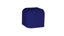 Color Two (RAL 2902035) - vnější roh 2,4x2,4 modrá matná, R10 B, mrazuvzdorná