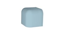 Color Two (RAL 2408015) - vnější roh 2,4x2,4 modrá matná, mrazuvzdorná