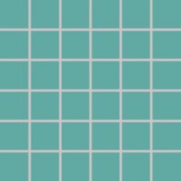 Color Two (RAL 1907025) - dlaždice mozaika 5x5 tyrkysová matná, mrazuvzdorná