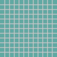 Color Two (RAL 1907025) - dlaždice mozaika 2,5x2,5 tyrkysová matná, mrazuvzdorná