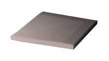 Taurus Color (06 SB Grey) - bezbariérová tvarovka rohová 10x10 šedá, R10 B