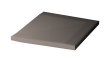 Taurus Color (07 SB Dark Grey) - bezbariérová tvarovka rohová 10x10 šedá, R10 B