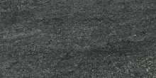 Quarzit - dlaždice rektifikovaná 29,8x59,8 černá matná