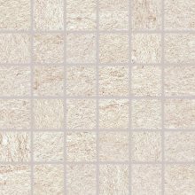 Quarzit - dlaždice mozaika 5x5 béžová matná reliéfní