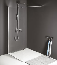 Modular Shower jednodílná zástěna pevná k instalaci na zeď, 1000 mm