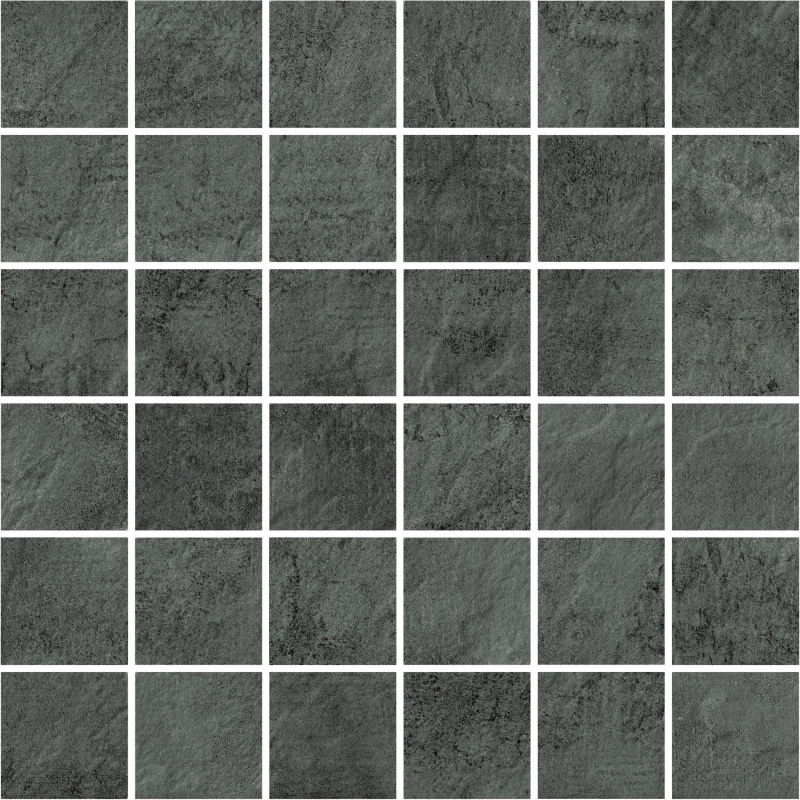 Pietra Dark Grey Mosaic - dlaždice mozaika 29,7x29,7 šedá