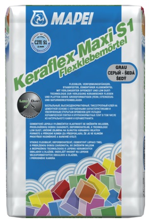 Keraflex Maxi S1 šedý - cementové flexibilní lepidlo, deformovatelné