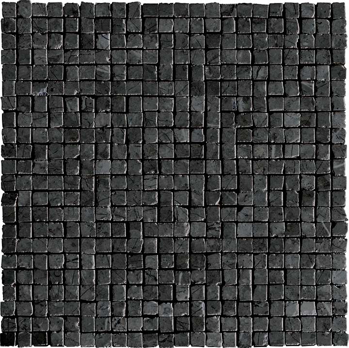 Mosaico Spacco Lapp. Nero Imperiale - dlaždice mozaika 30x30 černá