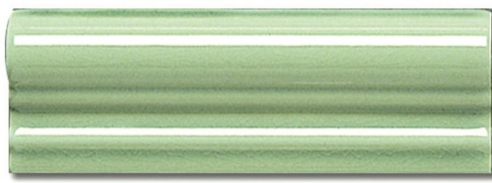 Modernista Moldura Italiana PB C/C Verde Claro - obkládačka bombato 5x15