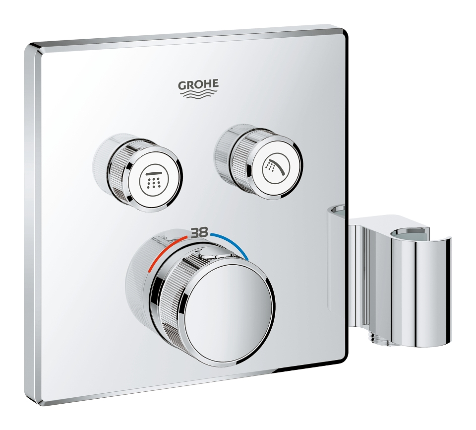 Grohtherm SmartControl - termostat pro podomítkovou instalaci s 2 ventily, držák, bez podomítkovéhotělesa 29125000