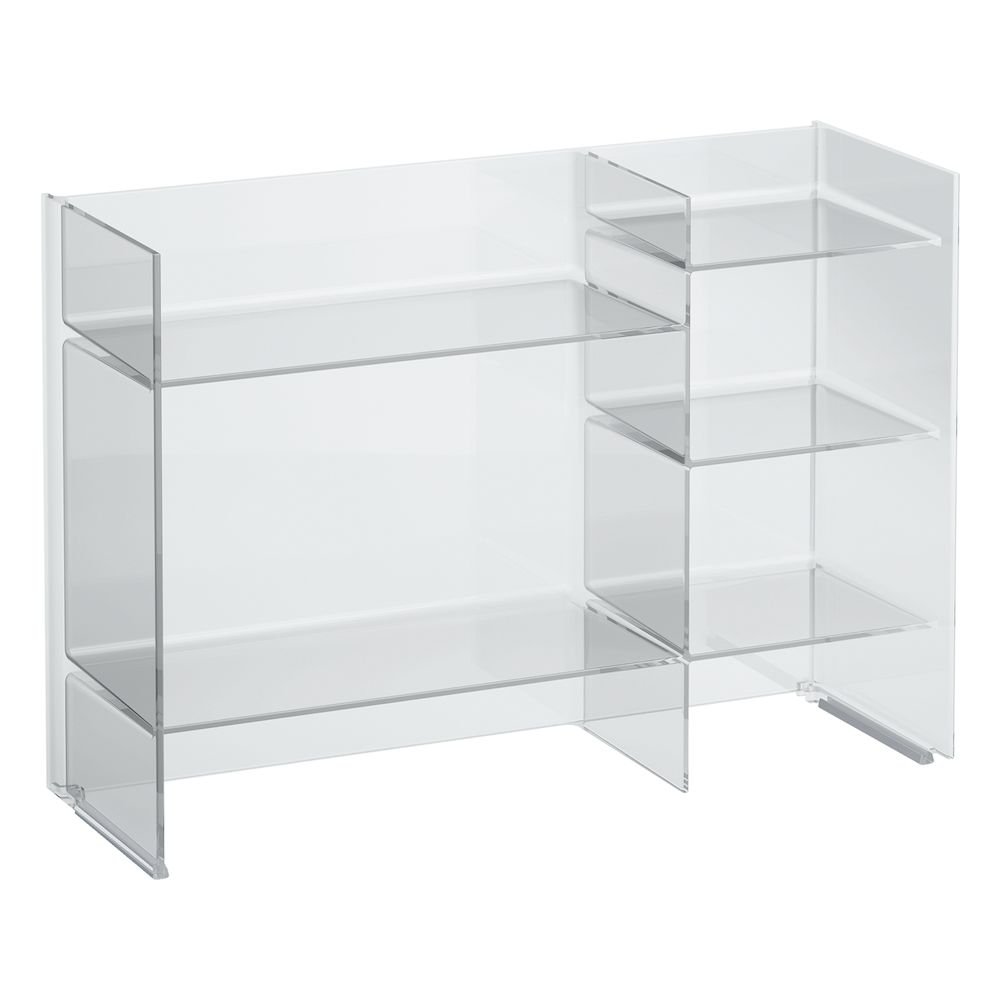 Kartell by Laufen - regál Sound-Rack, transparentní