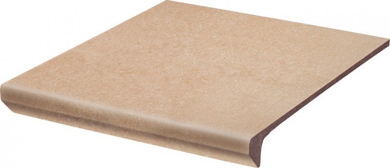 Mattone Sabbia beige kapinos stopnica prosta - schodovka s nosem 30x33 béžová