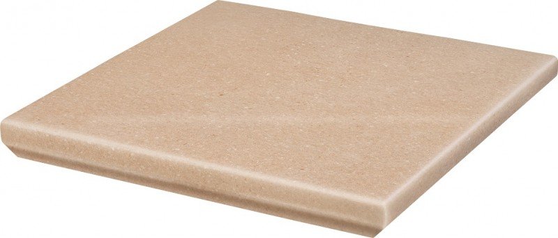 Mattone Sabbia beige kapinos stopnica narozna - schodovka s nosem rohová 33x33 béžová