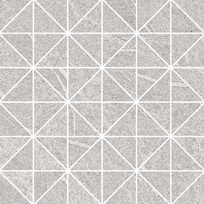 Grey Blanket Triangle Mosaic Micro - obkládačka inzerto 29x29 šedá