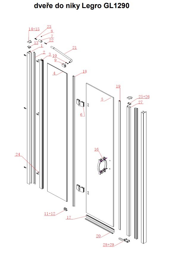 Náhradní magnetické těsnění pro GL1290