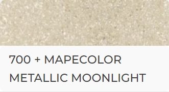 Mapecolor Metallic Moonlight - práškový pigment na bázi na bázi vysoce kvalitní perleťové slídy ke smíchání s Kerapoxy Easy Design