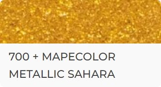 Mapecolor Metallic Sahara - práškový pigment na bázi na bázi vysoce kvalitní perleťové slídy ke smíchání s Kerapoxy Easy Design