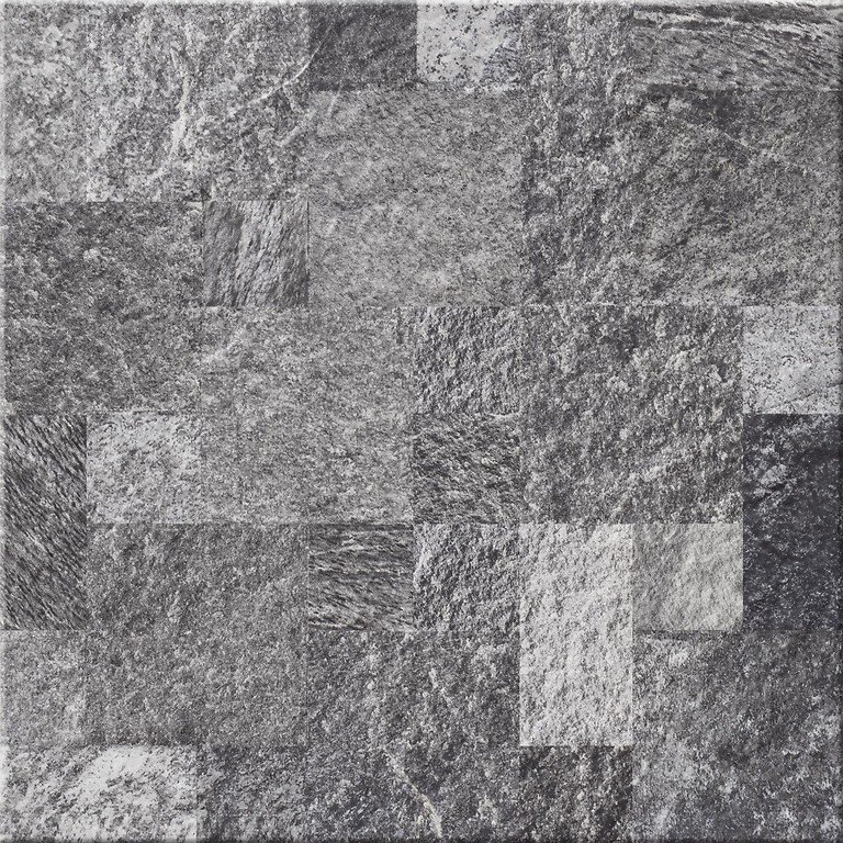 Orion grey mix - dlaždice 42x42 šedá