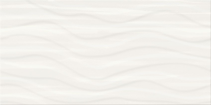 PS803 white satin wave structure - obkládačka 29,8x59,8 bílá