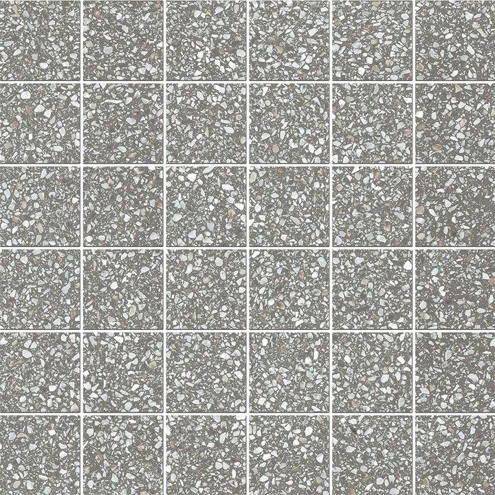 Imperial Mosaico 5x5 Grigio - dlaždice mozaika 30x30 šedá