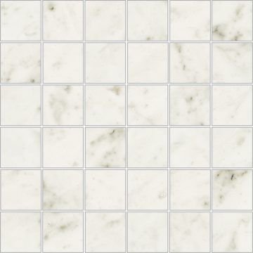 Imperial Mosaico 5x5 Naturale Bianco Carrara - dlaždice mozaika 30x30 bílá mat