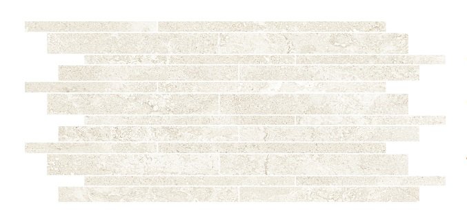 Thermae Muretto Milk Spazzolato - dlaždice mozaika 30x60 pololesk bílá TRM889S