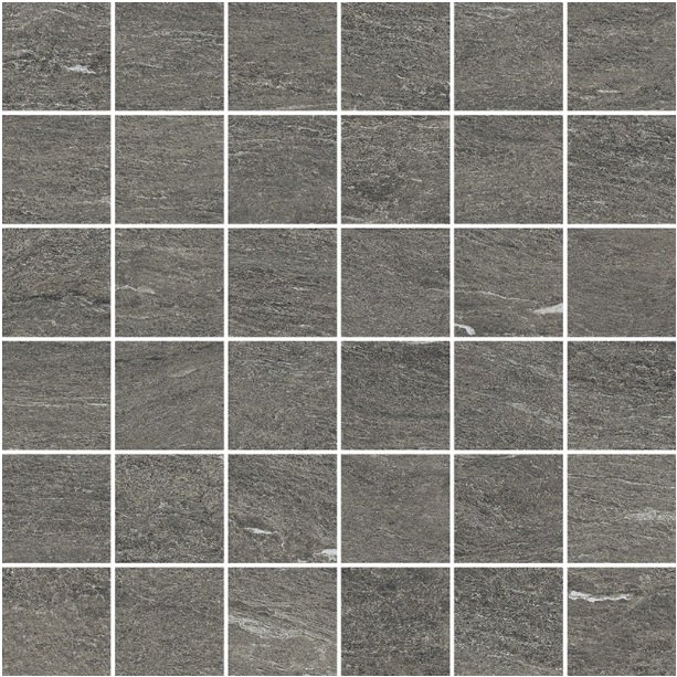 Davos Mosaico 5x5 Alpi Grey - dlaždice mozaika 30x30 šedá