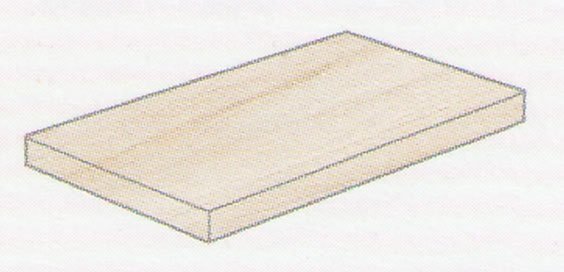 Davos Angolo SX Rett. Antracite - schodovka levá 33x120x4 šedá