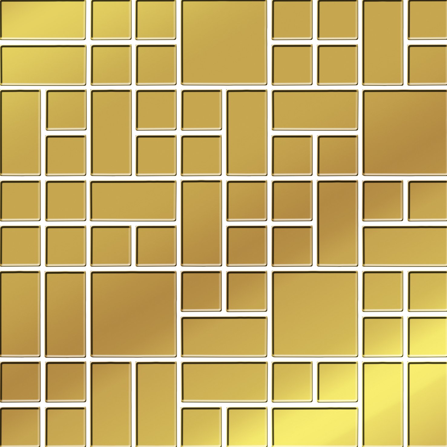 Gold Glass Mosaic - obkládačka mozaika sklo 25x25 lesk