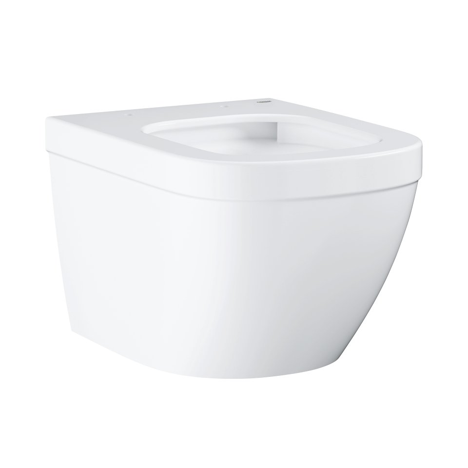 Euro Ceramic - kompaktní WC závěsné, bez PureGuard, hloubka 49 cm, bez sedátka 39206000