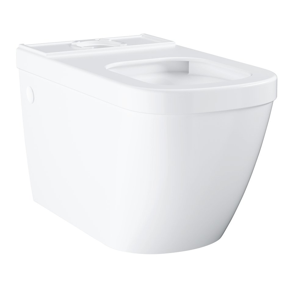 Euro Ceramic - stojící mísa pro kombi WC, bez sedátka a nádržky 3933800H