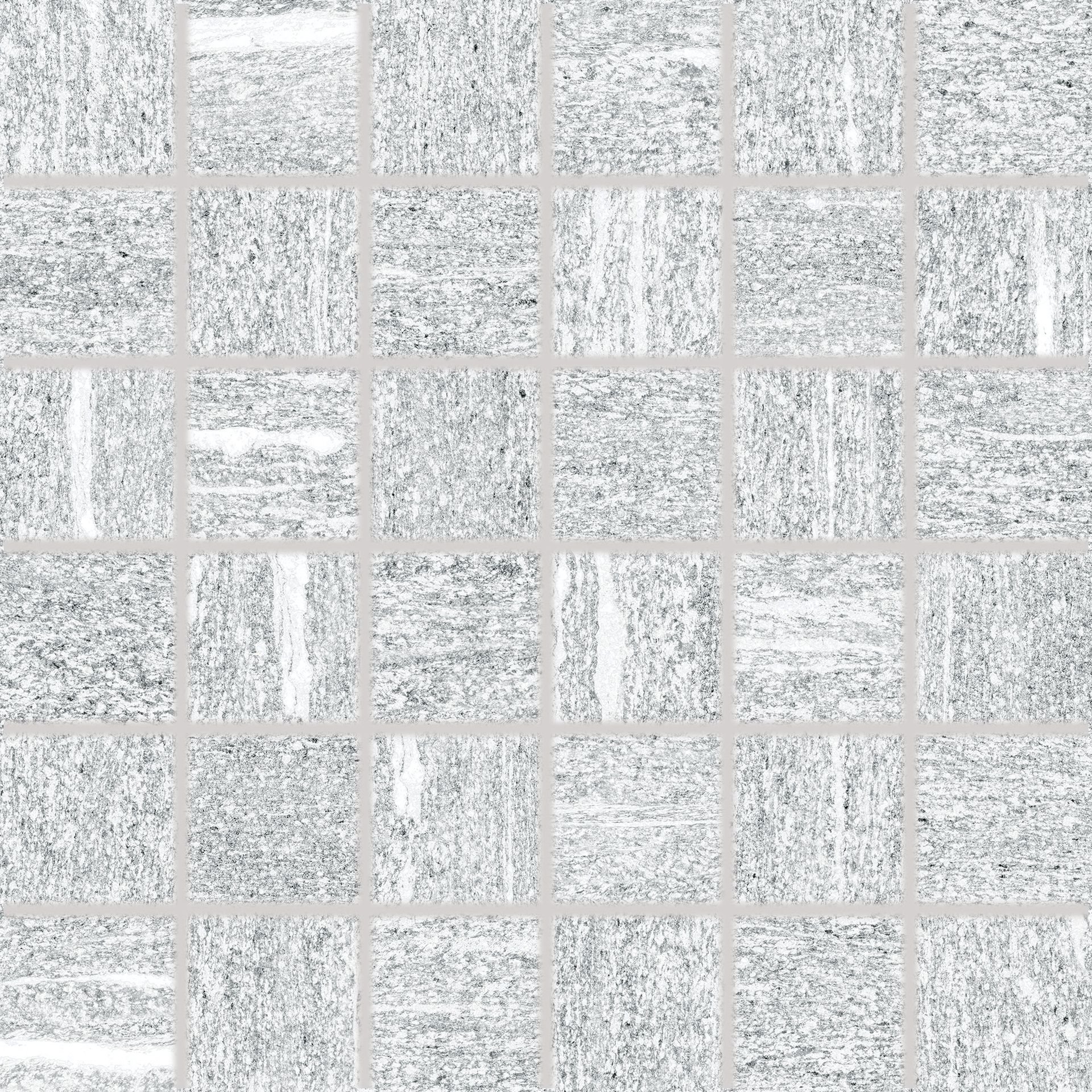 Vals Fog - dlaždice mozaika 5x5 šedobílá DDM05846