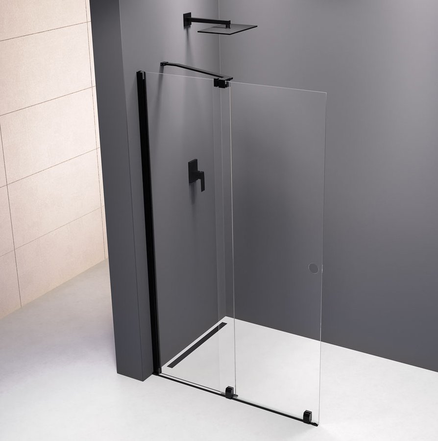 Modular Shower zástěna s pojezdy 1000 mm, černá